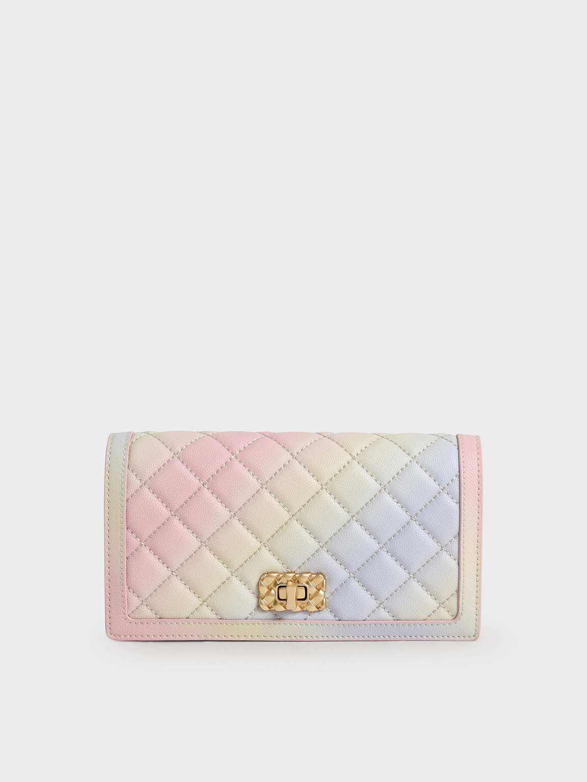Micaela Quilted Long Wallet
 - Multi | Charles & Keith US