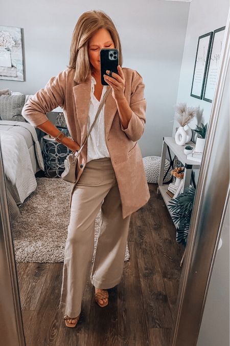 These are the best stretchy twill pants EVER! Loving these pants from loft so much, bought a few colors. Blouse from Loft, cost from Amazon 

Business casual, amazon fashion, workwear, over 40 fashion, everyday outfit, date night, transition outfit, sale

#LTKsalealert #LTKfindsunder50 #LTKstyletip