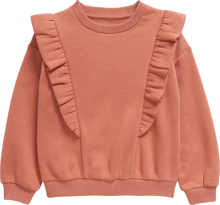 Tucker + Tate Kids' Ruffle Fleece Sweatshirt | Nordstrom | Nordstrom