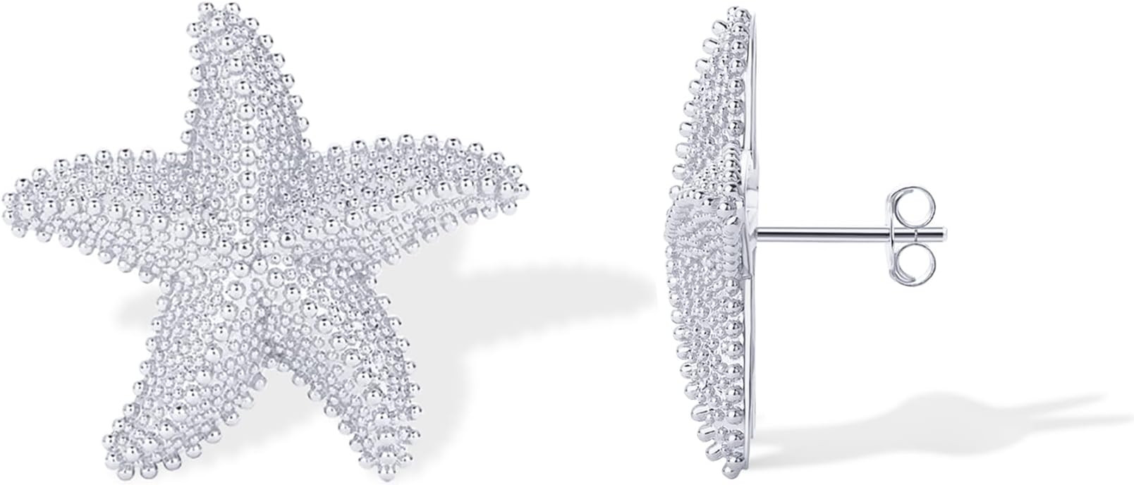 PAVOI 14K Gold Plated Starfish Statement Stud Earrings for Women | Trendy Jewelry Alluring Ocean-... | Amazon (US)