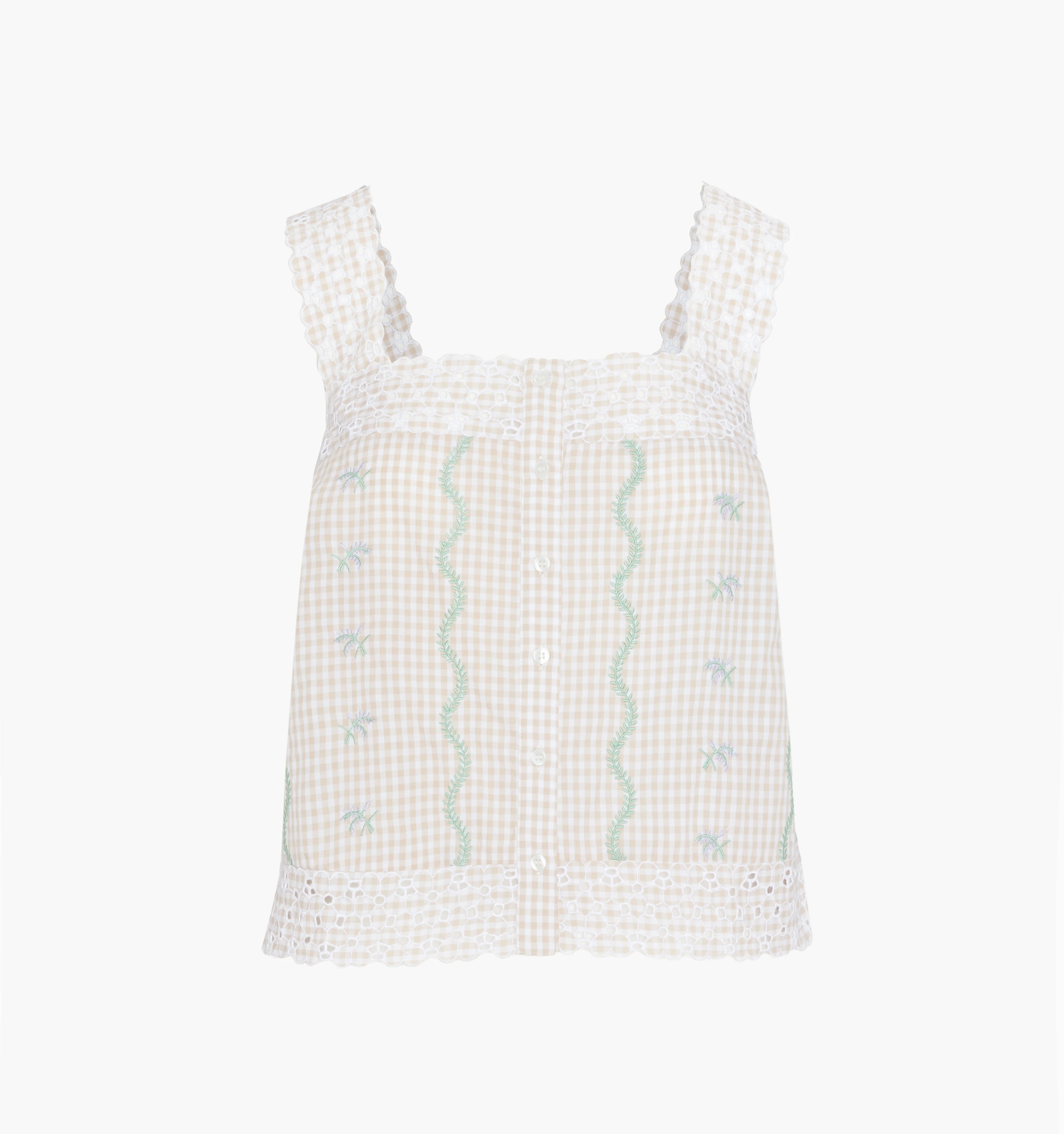 The Elroy Top | Gingham Vine / XL | Hill House Home | Hill House Home US