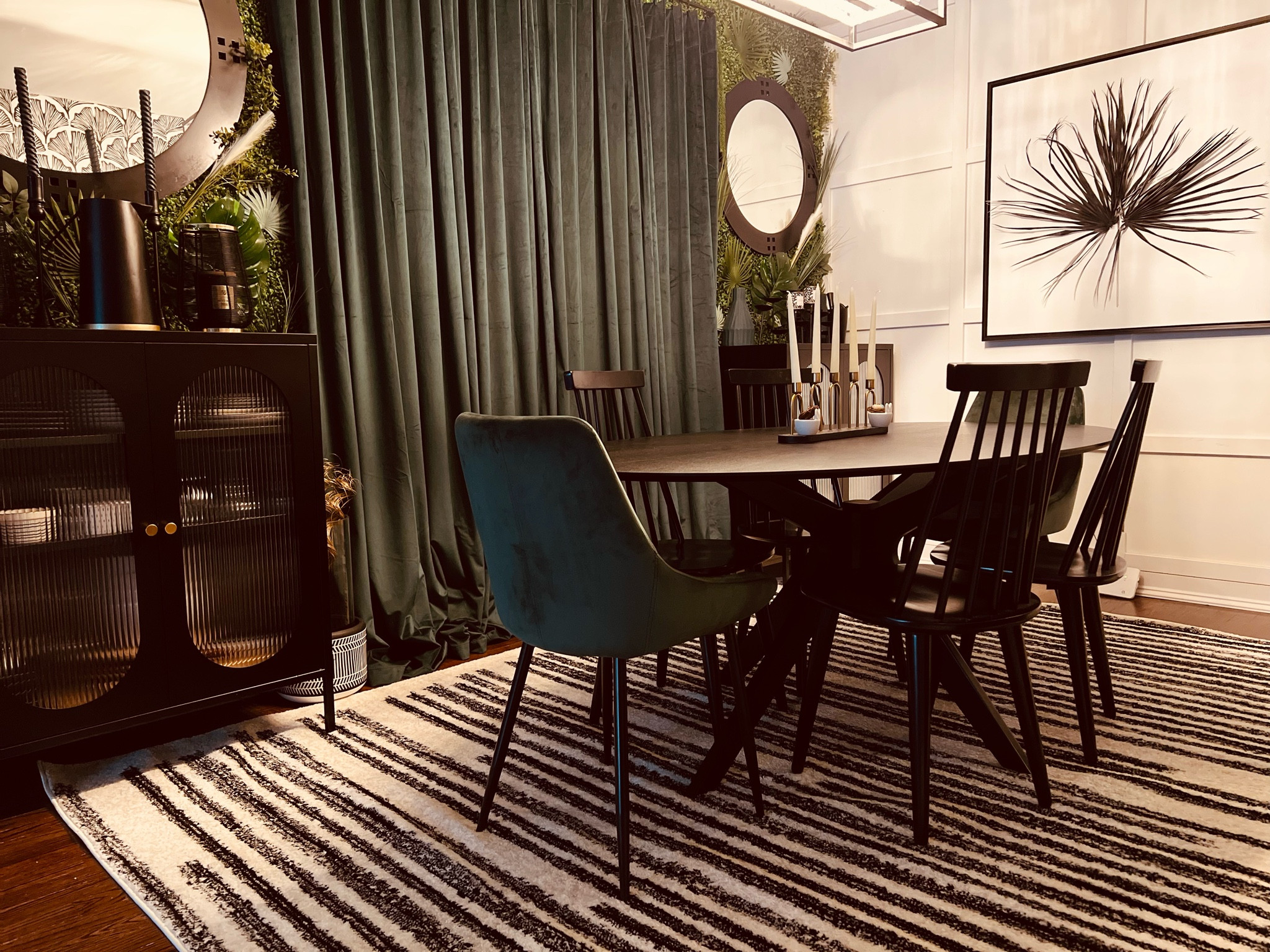 Recently, I decided to give the dining room a small makeover. Amazon and Wayfair didn’t disappoint. I found pretty much everything and had it delivered to my front door. The mirrors were thrifted and artwork was hand made. #allmodern #amazonfinds 

#LTKhome