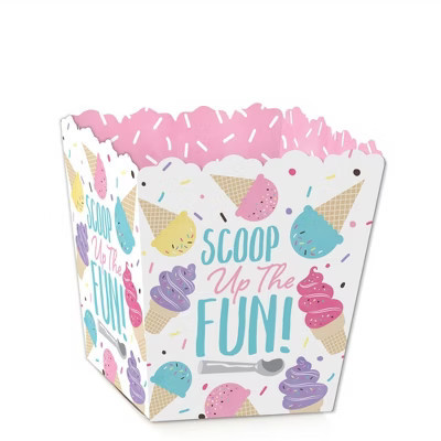 Big Dot of Happiness Scoop Up The Fun - Ice Cream - Party Mini Favor Boxes - Sprinkles Party Treat Candy Boxes - Set of 12 | Target