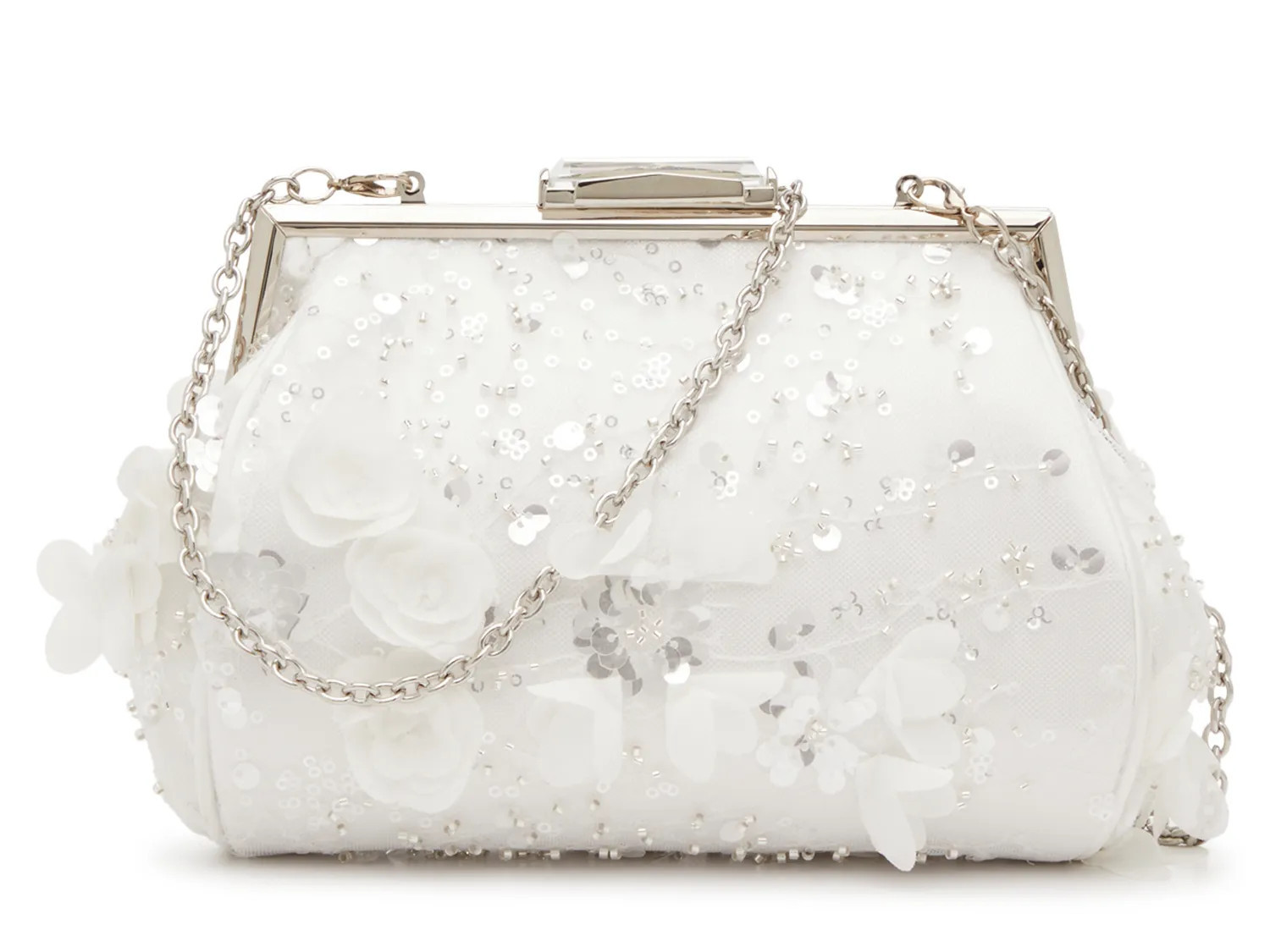 Kelly & Katie Tulle Bridal Clutch | Women's | White | Size Not Applicable | DSW