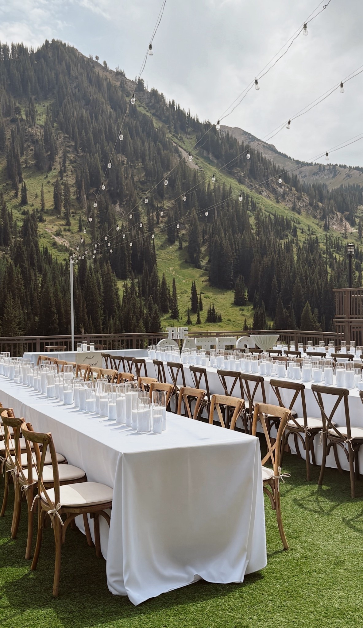Minimalist classic luxury wedding in the mountains with candles

#LTKWedding