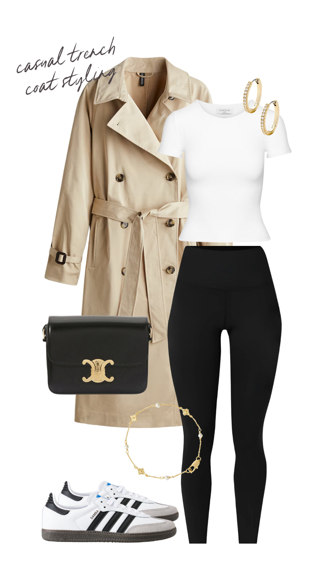 A trench coat instantly elevates any outfit. Here are 5 ways to wear one for a casual yet polished weekend look! 🤍

weekend outfit. casual outfit. spring fashion. spring outfit. spring outfit ideas. outfit ideas. outfit inspo. athleisure. trench coat. spring layers. 

 #LTKspring #LTKstyletip #LTKbag