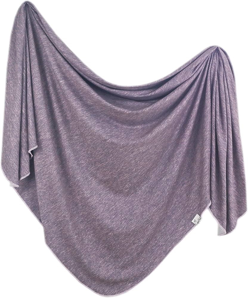 Copper Pearl Large Premium Knit Baby Swaddle Receiving Blanket Violet | Amazon (US)