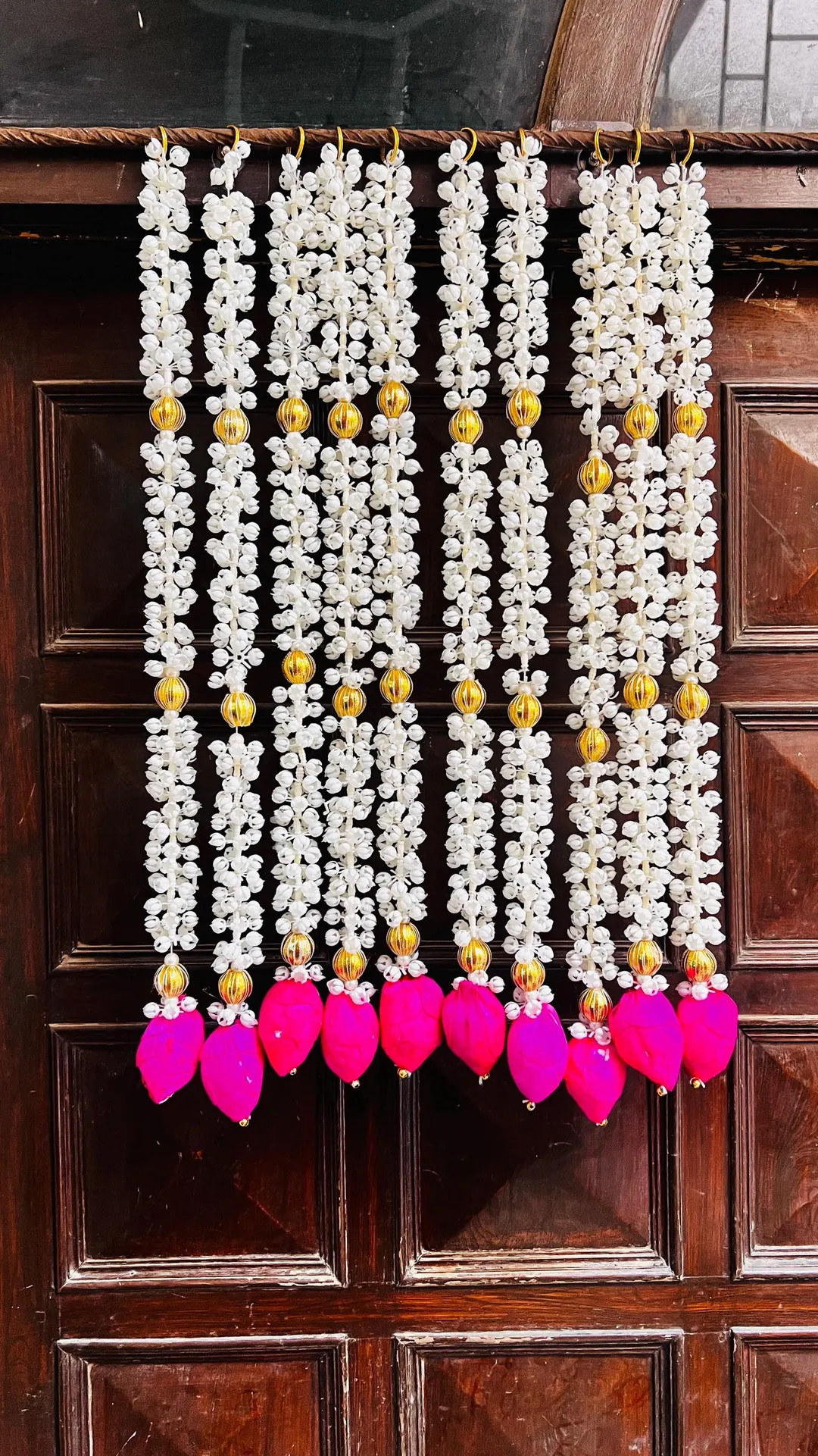 Artificial Jasmine Garlands With Sola Wood Lotus Buds for Decoration - Etsy Canada | Etsy (US)