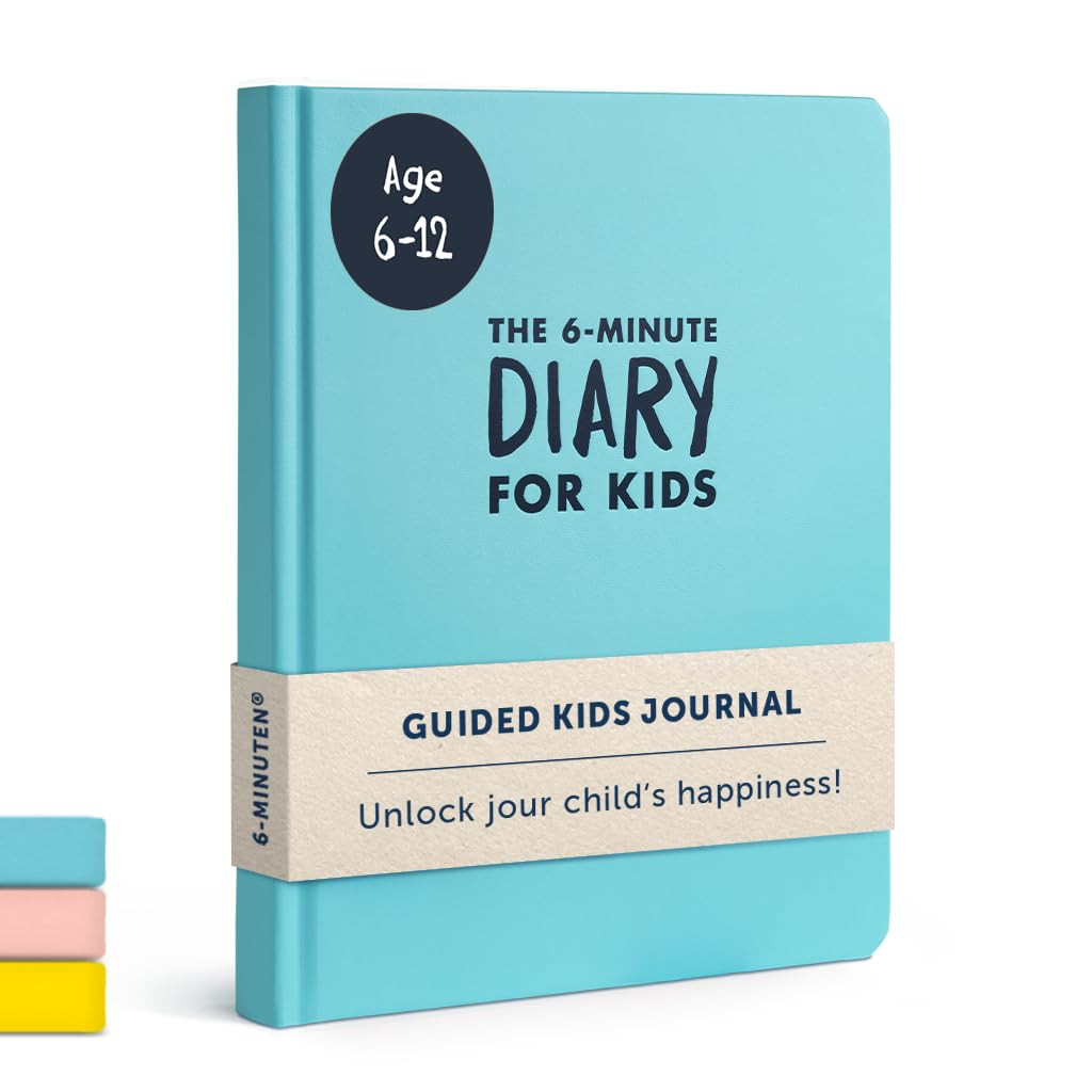 6-Minute Kids Diary – Kids Journal 6-12 to Develop a Happy Self Mindfulness and Positive Habits... | Amazon (UK)