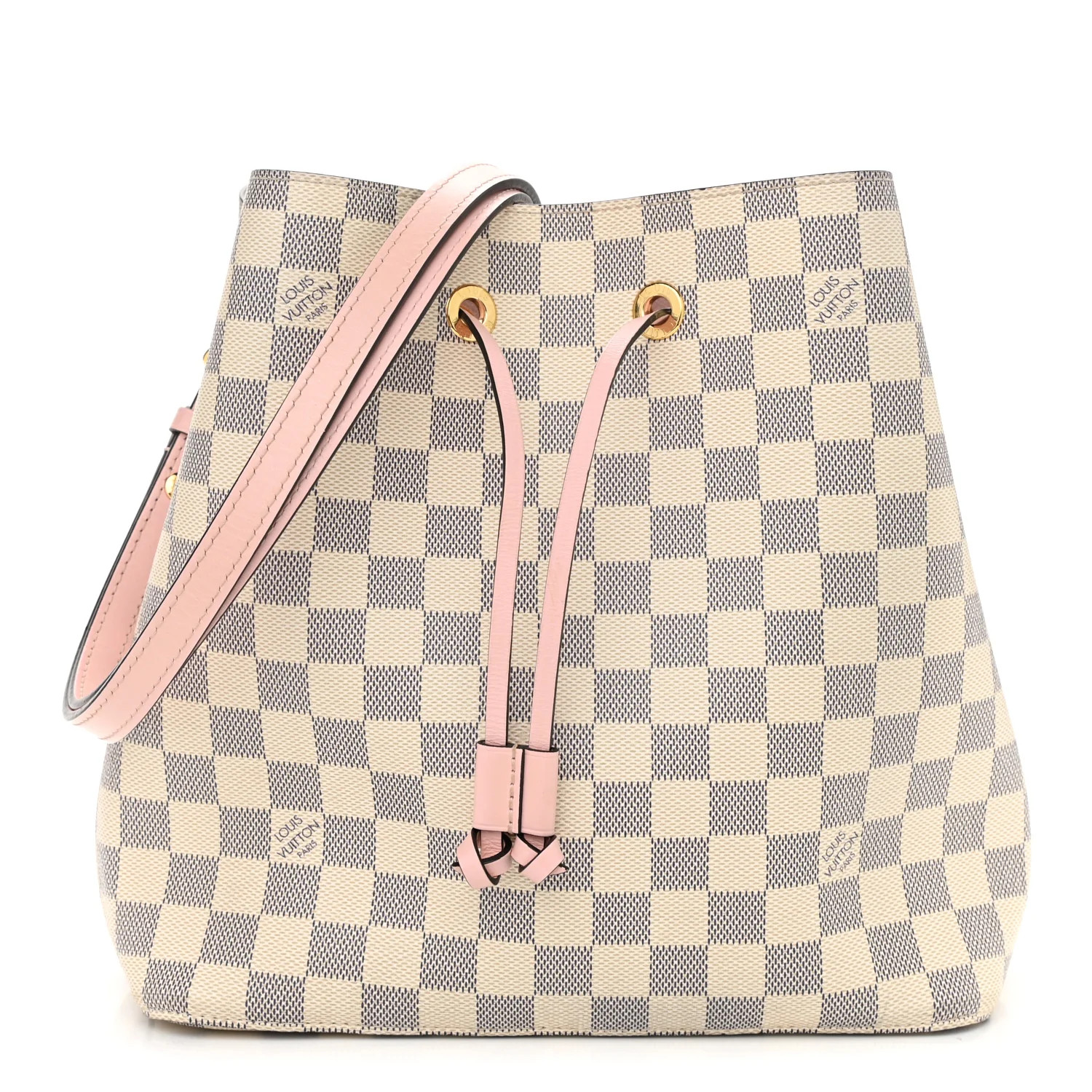 LOUIS VUITTON Damier Azur Neonoe MM Eau De Rose | FASHIONPHILE | Fashionphile