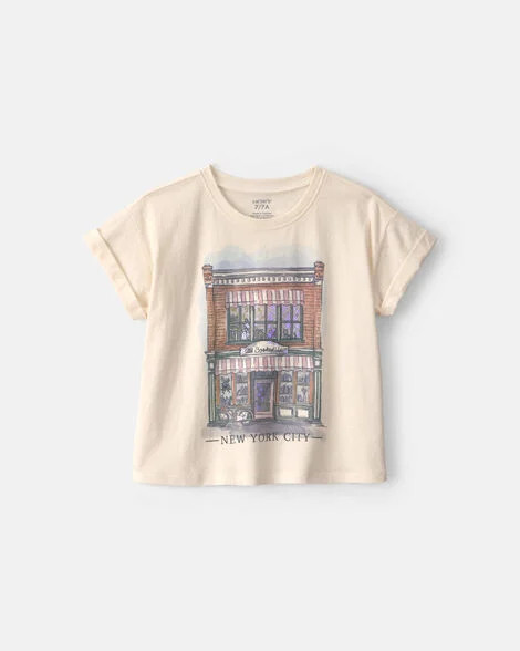 Girls 'New York City' Graphic Tee - Cream | Carter's | Carter's Inc