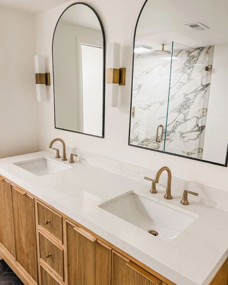 We ordered our guest bathroom vanity and lighting from Wayfair as a part of our downstairs bathroom renovation. I love how it turned out 🖤

Interior design, home decor, Wayfair home, wayfair clearance, Labor Day, affordable home finds, home deals, great value, budget friendly, great savings, interiors, mirror, lighting, console, entryway, hallway decor, bathroom vanities, living areas, den decor, sofas, dining room, art, living room, bedroom, bathroom renovation, guest bathroom, vanity, bathroom lights 




#LTKhome #LTKstyletip #LTKfamily