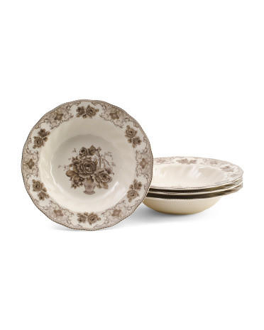 4pk Floral Soup Plates | Kitchen & Dining Room | Marshalls | Marshalls