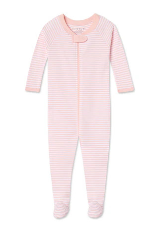Baby Sleeper in English Rose Stripe | Lake Pajamas