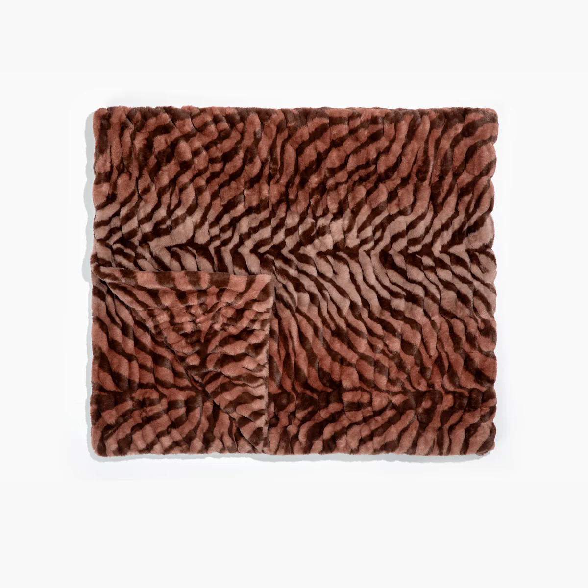Terracotta Zebra | Lola Blankets