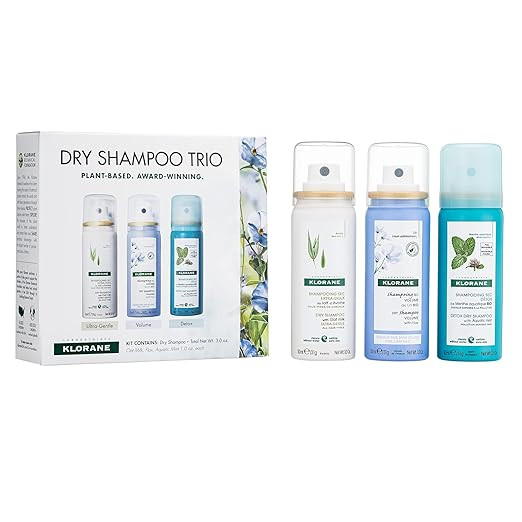 Klorane Dry Shampoo Discovery Set. Soothe, Control Oil, Detox. All Hair Types, No White Residue, ... | Amazon (US)