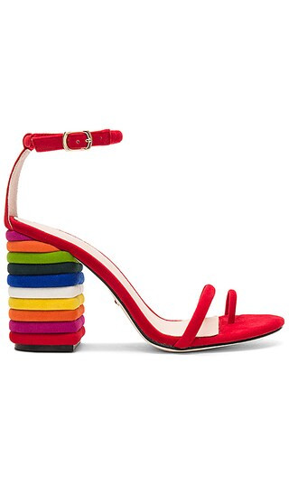 Zelda Heel in Red | Revolve Clothing (Global)