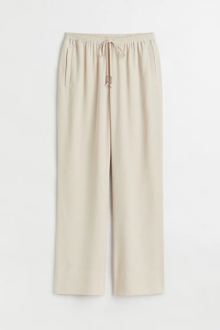 Wide pull-on trousers | H&M (US + CA)