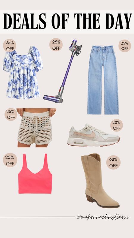 Deals of the day!! So many cute Abercrombie finds on clearance! Aerie is 25% off 🔥