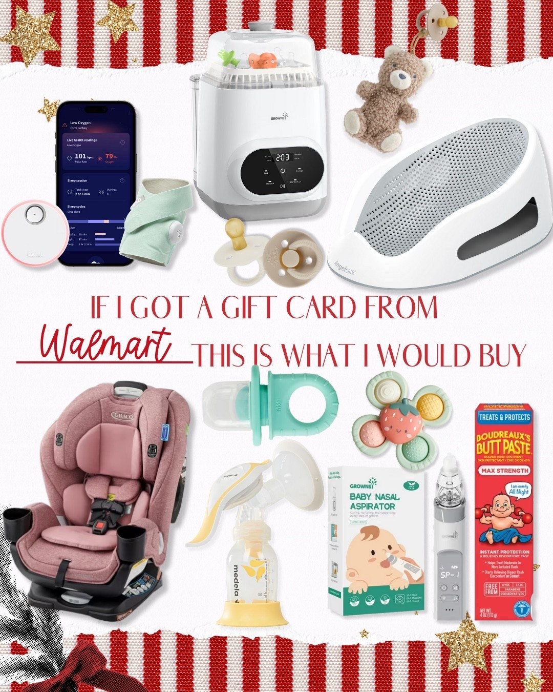 If I got a gift card from Walmart this is what I’d buy! 

#LTKBaby #LTKHoliday #LTKBump