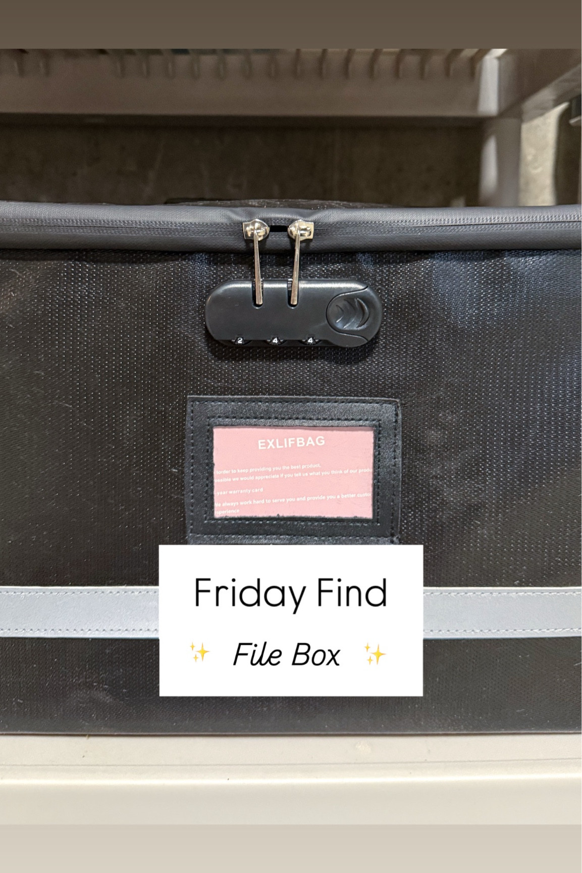 File box • waterproof & fireproof • a great way to organize your important documents and keep them safe! 

#LTKFamily #LTKHome