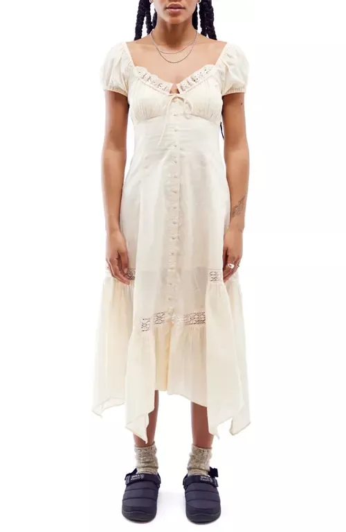 UO Jillian Lace Babydoll Mini Dress curated on LTK