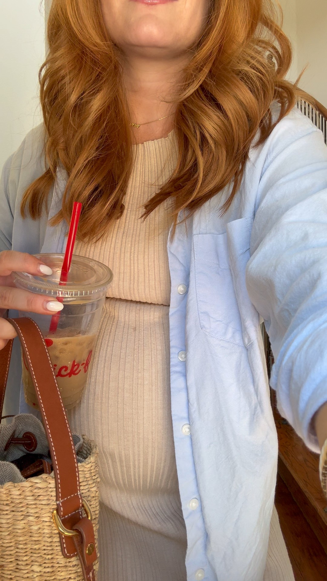 Bump friendly outfit from last week! This dress has grown with me over this pregnancy and I love that! I got a medium in it! It’s been the perfect ribbed dress🩵

#LTKBump #LTKFindsUnder100 #LTKSeasonal