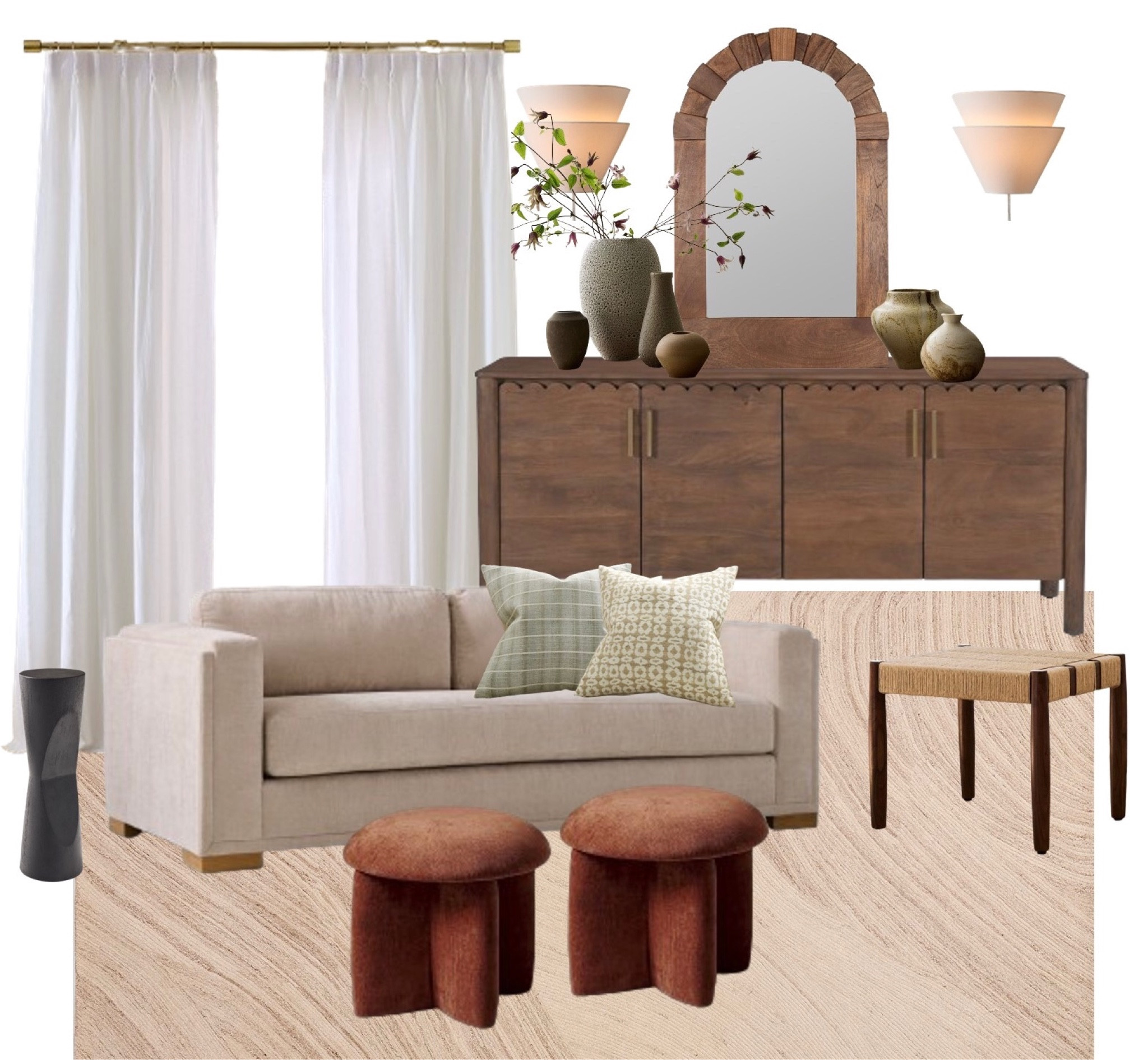 Vintage-inspired, Earthy Palette Living Space| West Elm

#LTKhome #LTKSeasonal #LTKsalealert