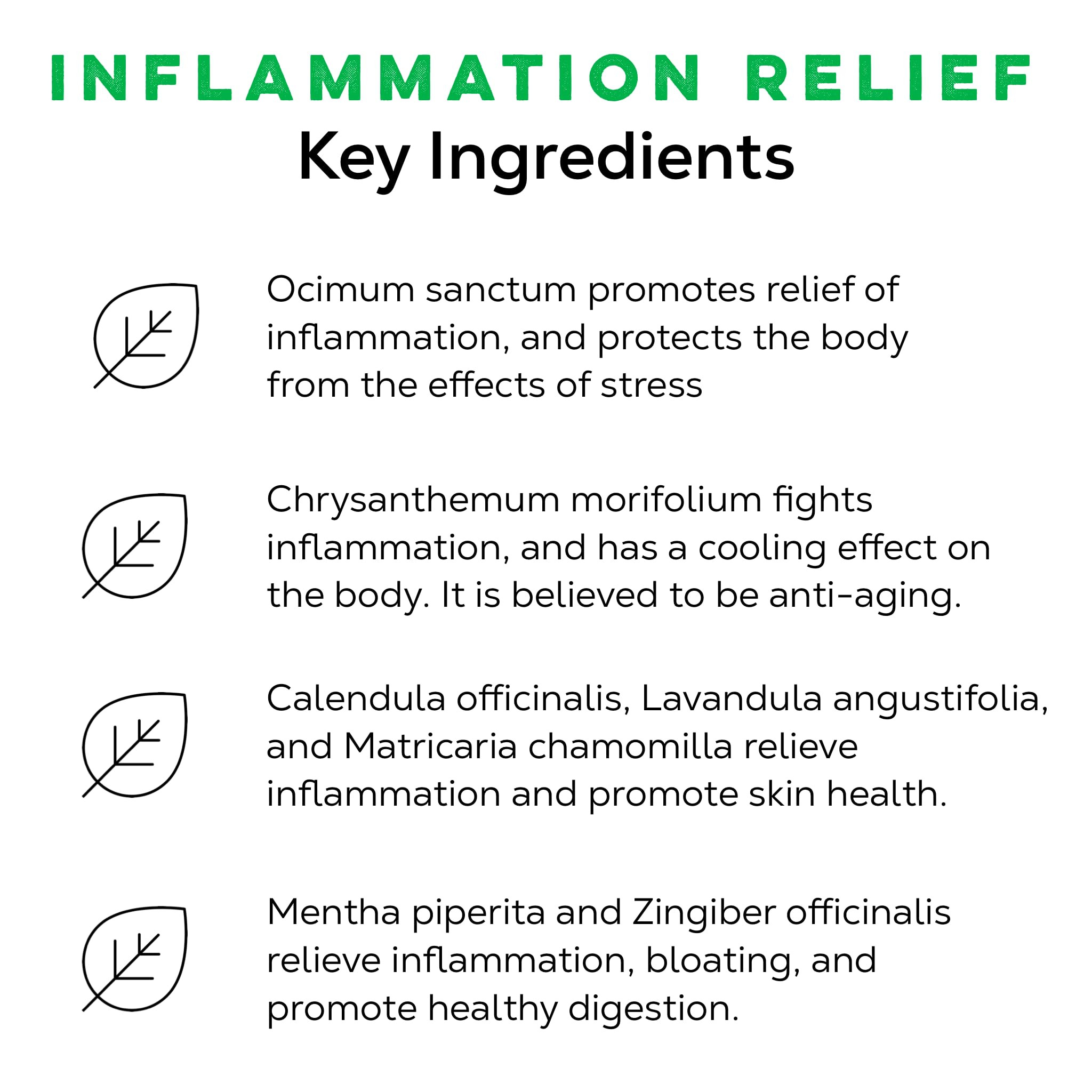 LOOSE LEAF Inflammation Relief Herbal Tea, Soothing Caffeine Free Organic Tea Blend for Stress an... | Amazon (US)