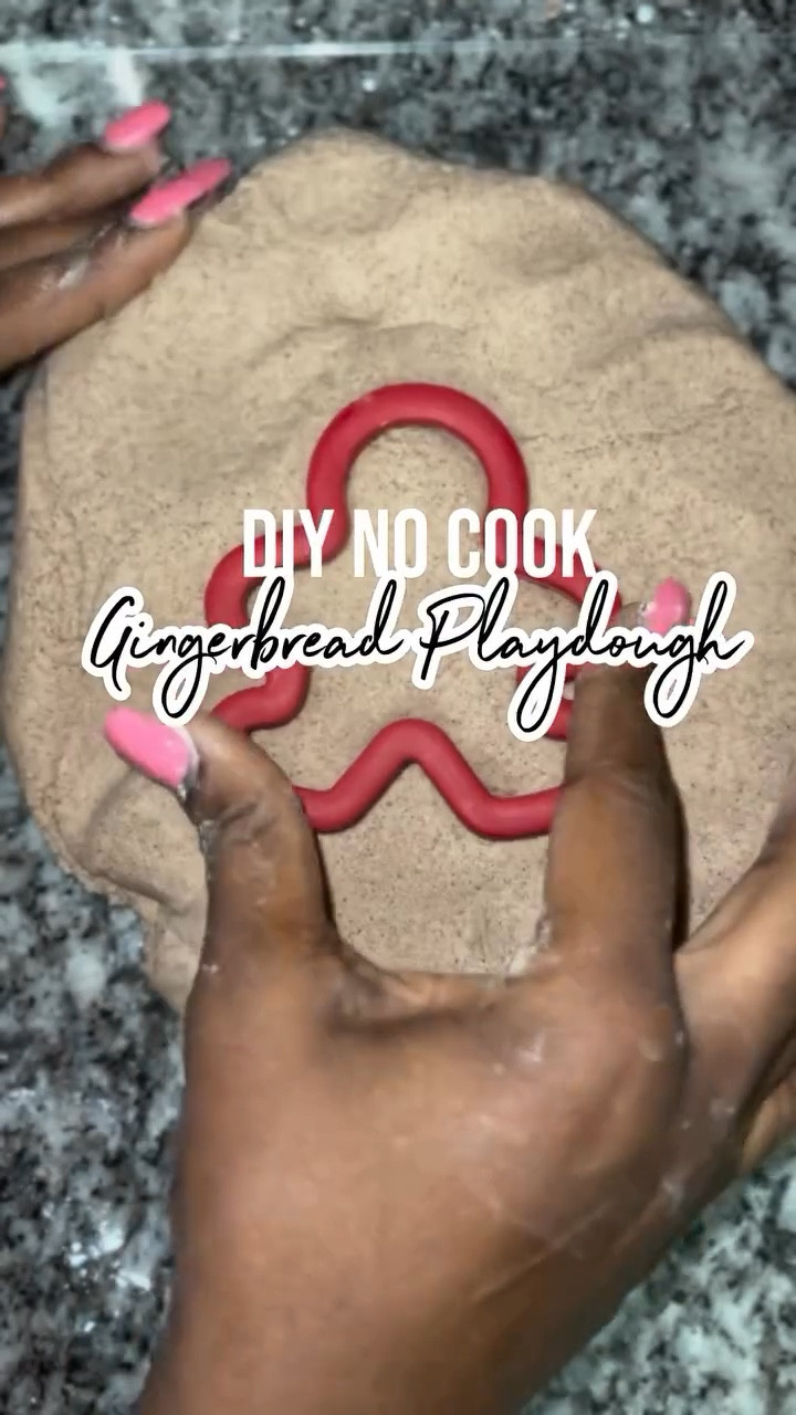 We’re gearing you up with some DIY Toddler Friendly Holiday Fun and to start off our series we’re making “No Cook Gingerbread Play-dough” and y’all it smells so good. This easy 6 Step process will have your little one enjoying some Holiday Pretend Gingerbread Making in no time and it’s good enough to play with all season long (just make sure to store properly)! 

Add a little more magic with  some buttons, Pom Poms and artificial eyes (For Age appropriate Toddlers Only) 

Stay tuned as we share more of our Fav DIY Holiday Inspired Toddler Activities & Snacks.