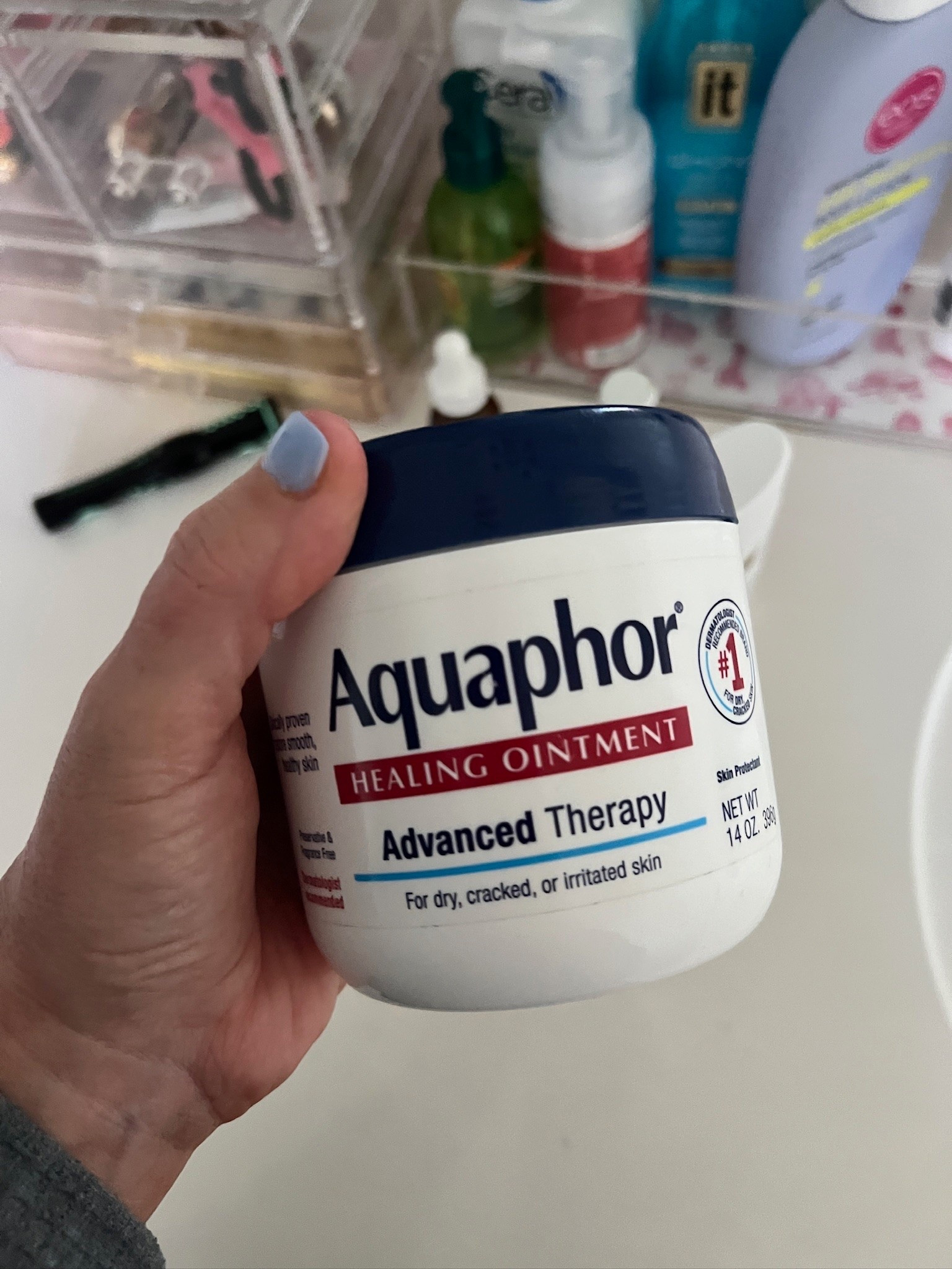 Aquaphor is one of those products I always make sure to have on hand. It’s a skincare staple for dry skin, chapped lips, and irritated areas, and I love using it for an extra boost of hydration overnight.

audriedollins, Aquaphor, Aquaphor healing ointment, skincare essentials, dry skin relief, slugging skincare, chapped lips remedy, drugstore skincare, sensitive skin care, hydrating skincare, skincare favorites, affordable beauty, beauty essentials

#LTKselfcare #LTKBeauty #LTKmorningroutine