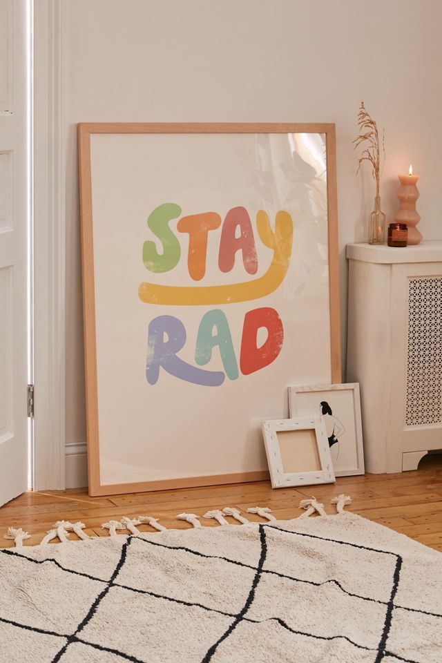 Phirst Stay Rad Colors Art Print | Urban Outfitters (US and RoW)