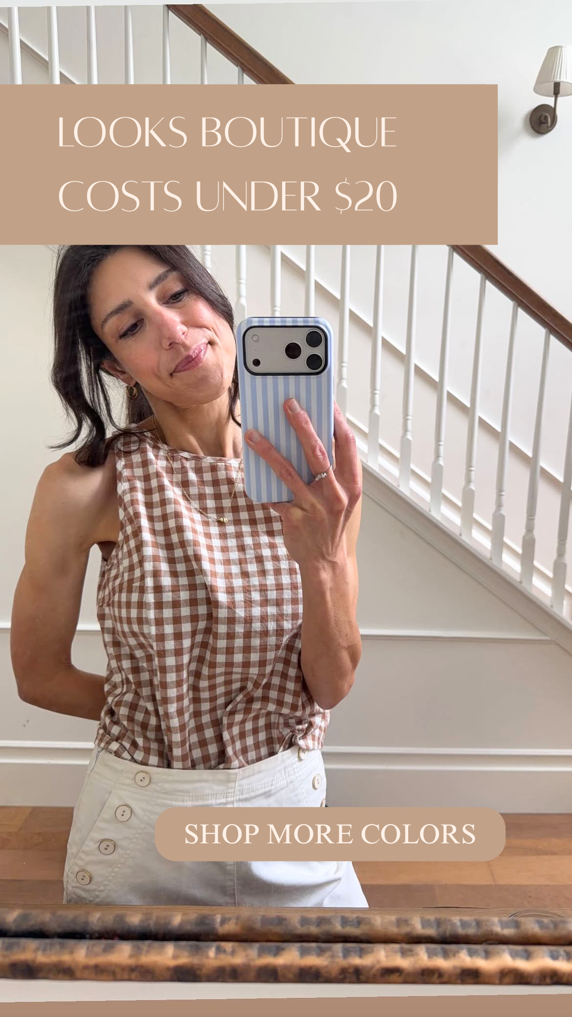 Found the sweetest summer top and it's under $20 🤎✨

The gingham print is classic, the fit is easy and flattering, and it comes in multiple colors. One of those pieces that looks boutique but doesn't come with the boutique price tag.

Linked in my LTK 🤍

#LTKFinds #LTKStyle #SummerFashion #AffordableFashion #GinghamTop #CasualChic #FashionFinds #SummerOutfitIdeas #LTKUnder50 #EverydayStyle 

 