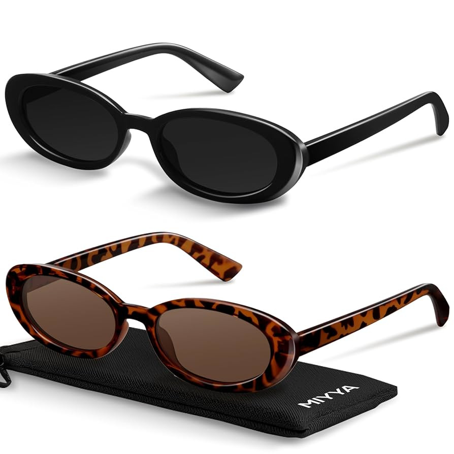 miyya Old Money Polarized Oval Sunglasses – 2025 Edition, UV400 Protection, Feather-Light Fit &... | Amazon (US)