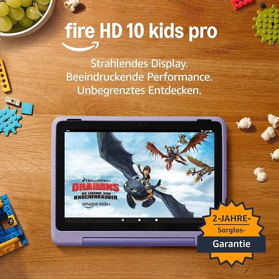 Fire HD 10 Kids Pro-Tablet (Neueste Generation), für Kinder ab dem Grundschulalter | 10-Zoll-Dis... | Amazon (DE)