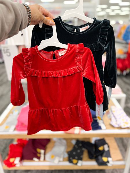 New toddler velvet dresses! Long and short sleeve styles 

Target styles, Target finds, new arrivals 

#LTKfamily #LTKkids