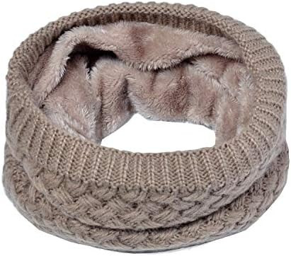 LO SHOKIM Neck Warmer Men Fleece Neck Gaiter Women Scarf Winter Double-layer Thick Circle Loop In... | Amazon (US)