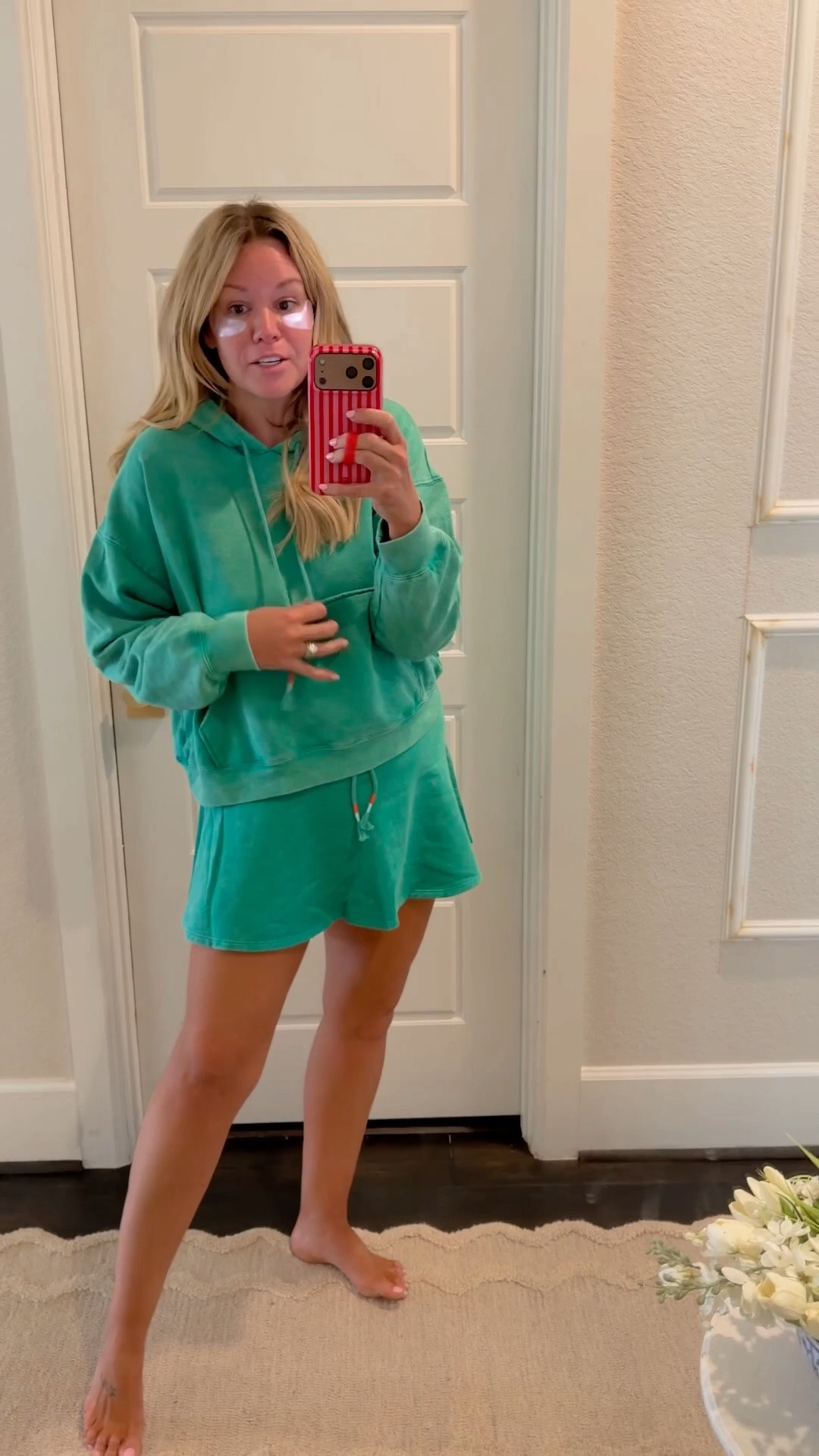 The cutest set!! a size up to a large in the top, and the skort is true to size @walmartstyle @walmart