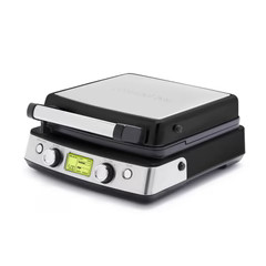 Elite Ceramic Nonstick 4-Square Waffle Maker | Black | GreenPan