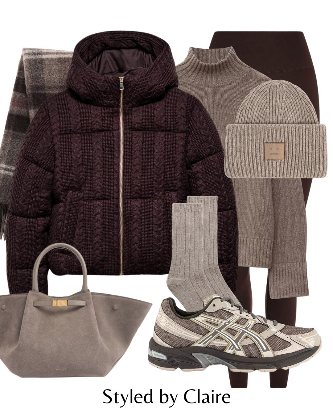 COZY WINTER WALKS🐻
Tags: Zara puffer cable knit brown burgundy short cashmere knit jumper taupe leggings asics gel 1130 trainers driftwood ribbed socks acne studios beanie wool scarf demellier suede tote bag fashion Christmas markets winter wonderland city break ski trip skiing neutral women’s outfitters H&M couture club

#LTKstyletip #LTKwinter #LTKshoes