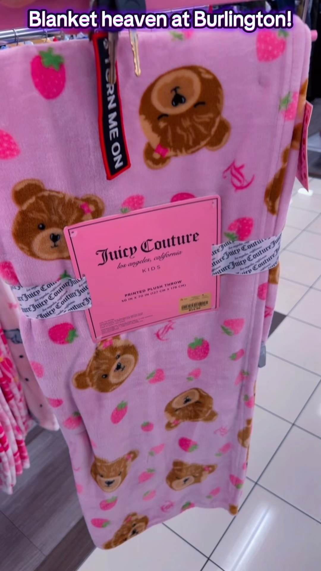 Blanket heaven at Burlington!
Are you ready for your spring and summer decor?? 🌸✨🎀💚💖💜🩵

#juicycouture #burlingtonfinds #burlington #blanket #pink 

#LTKHome #LTKSpringSale #LTKspring