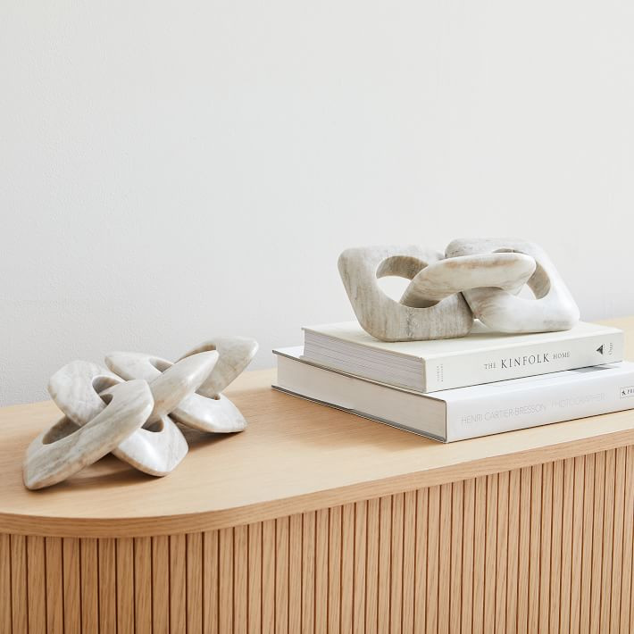 Bellport Link Marble Stone Objects | West Elm (US)