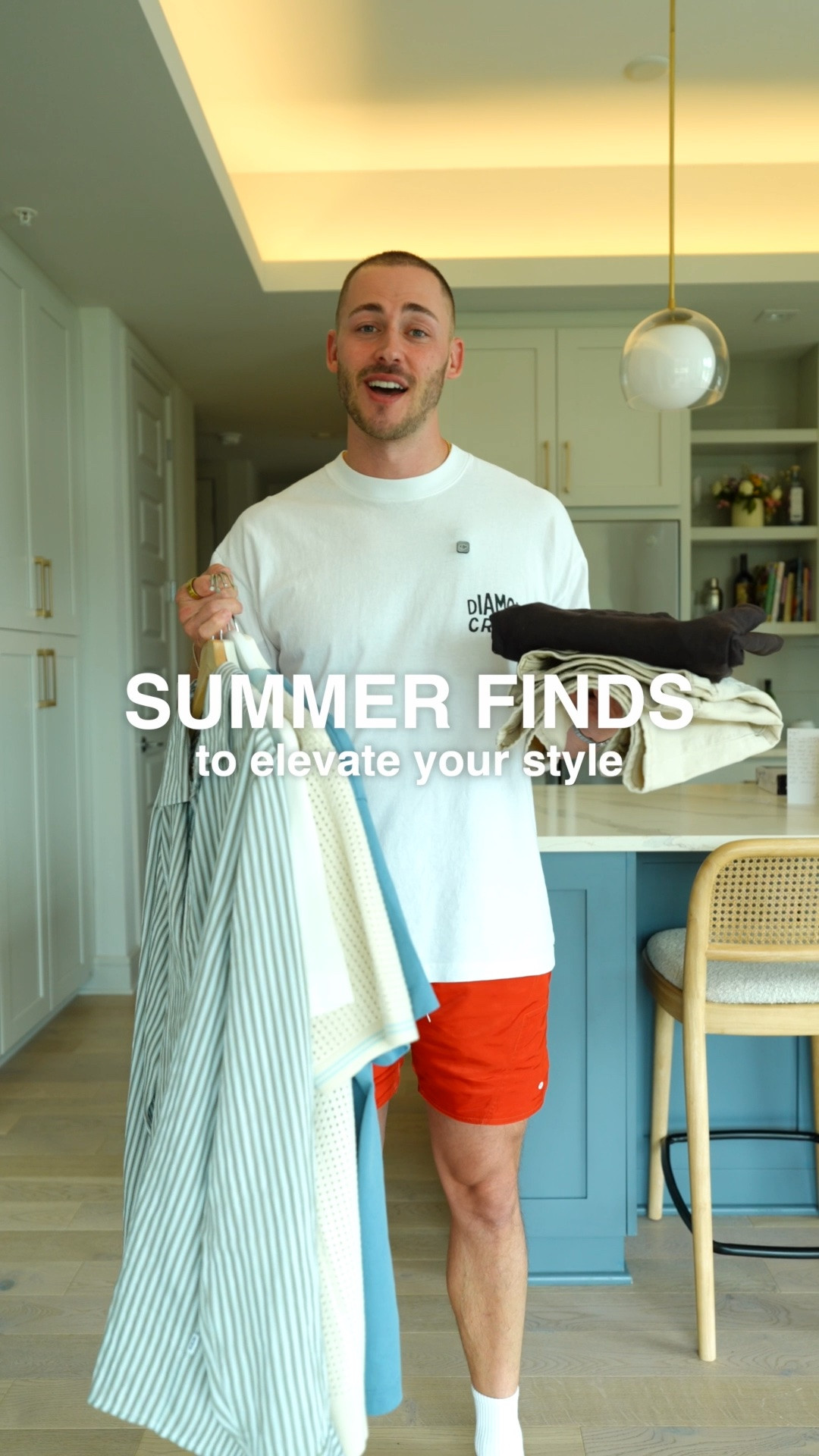 Summer finds for the fellas!

Jorts are from Paige but mad overpriced so I’d go with Abercrombie or Levi’s personally!