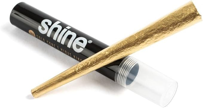 Shine 24K Gold King Cone Pre-Rolled Paper | Amazon (US)