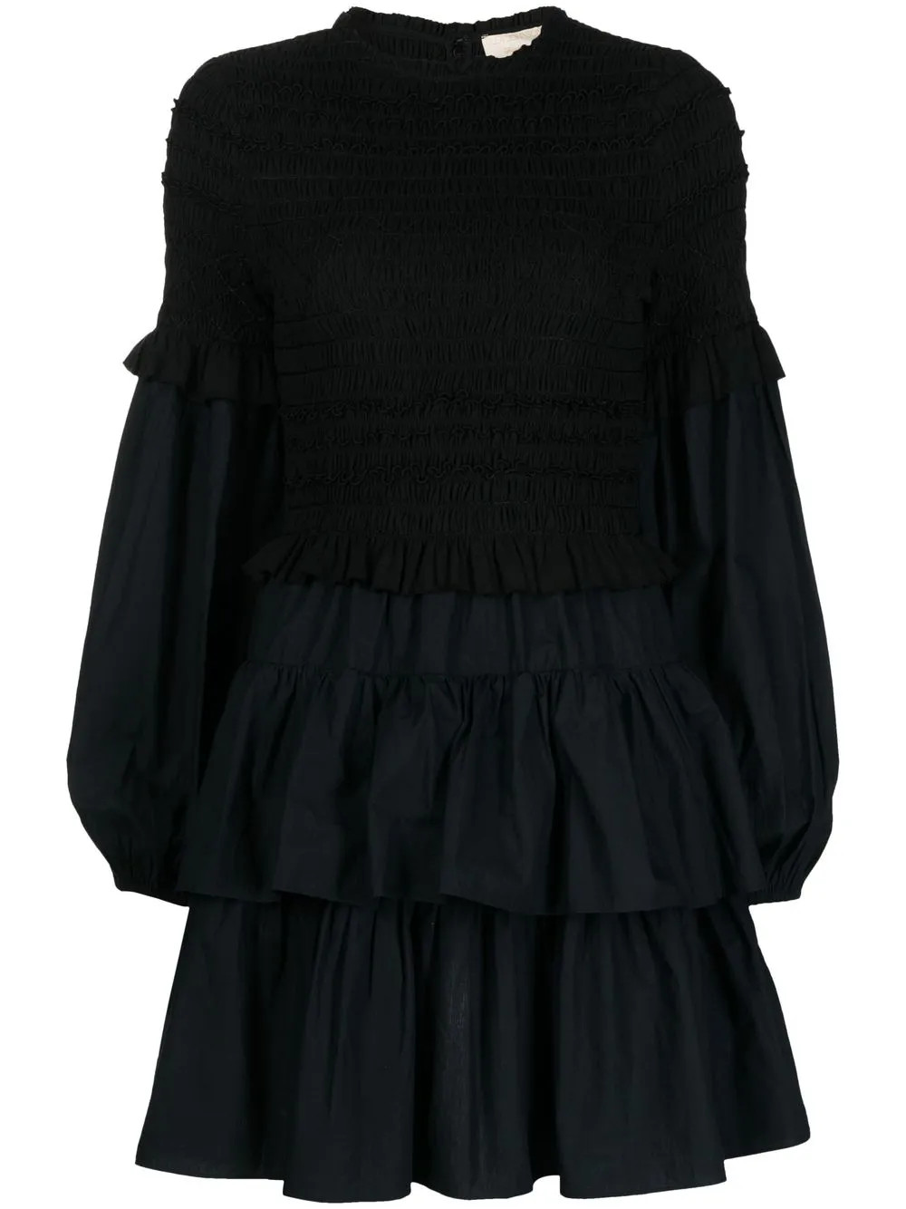 Nadia ruffle-hem dress | Farfetch Global