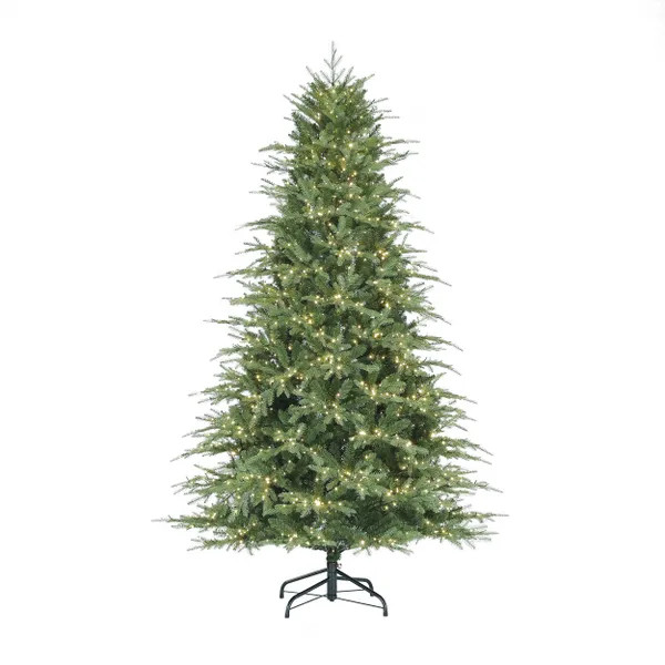 7.5 ft. Grand Duchess Twinkling Balsam Fir LED Pre-Lit Artificial Christmas Tree T27 | The Home Depot