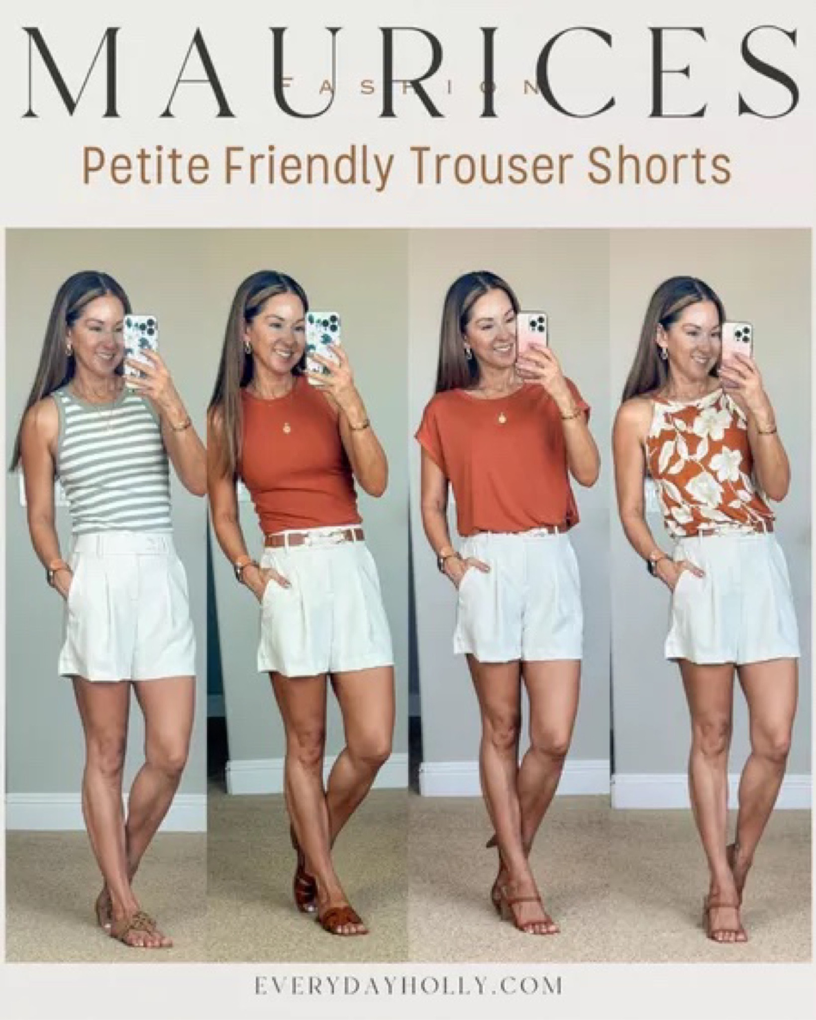 Summer Outfit Inspo

I am wearing size 0 trouser shorts, size up if in between sizes. Wearing size XS in all tops, TTS! 

Summer style  summer fashion  trouser shorts  floral top  everyday outfit  casual outfit idea  heels  petite friendly fashion  Everyday Holly

#LTKstyletip #LTKSeasonal #LTKover40