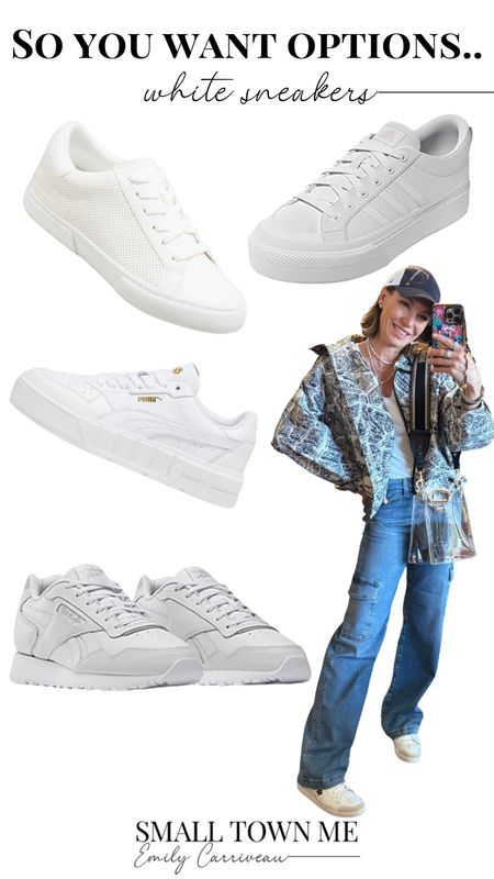 White sneakers are a spring/summer staple! They match everything and look cute with just about every outfit. These sneakers are comfy, cute and wallet friendly. I wear size 7.5 

#LTKshoecrush #LTKSeasonal #LTKstyletip