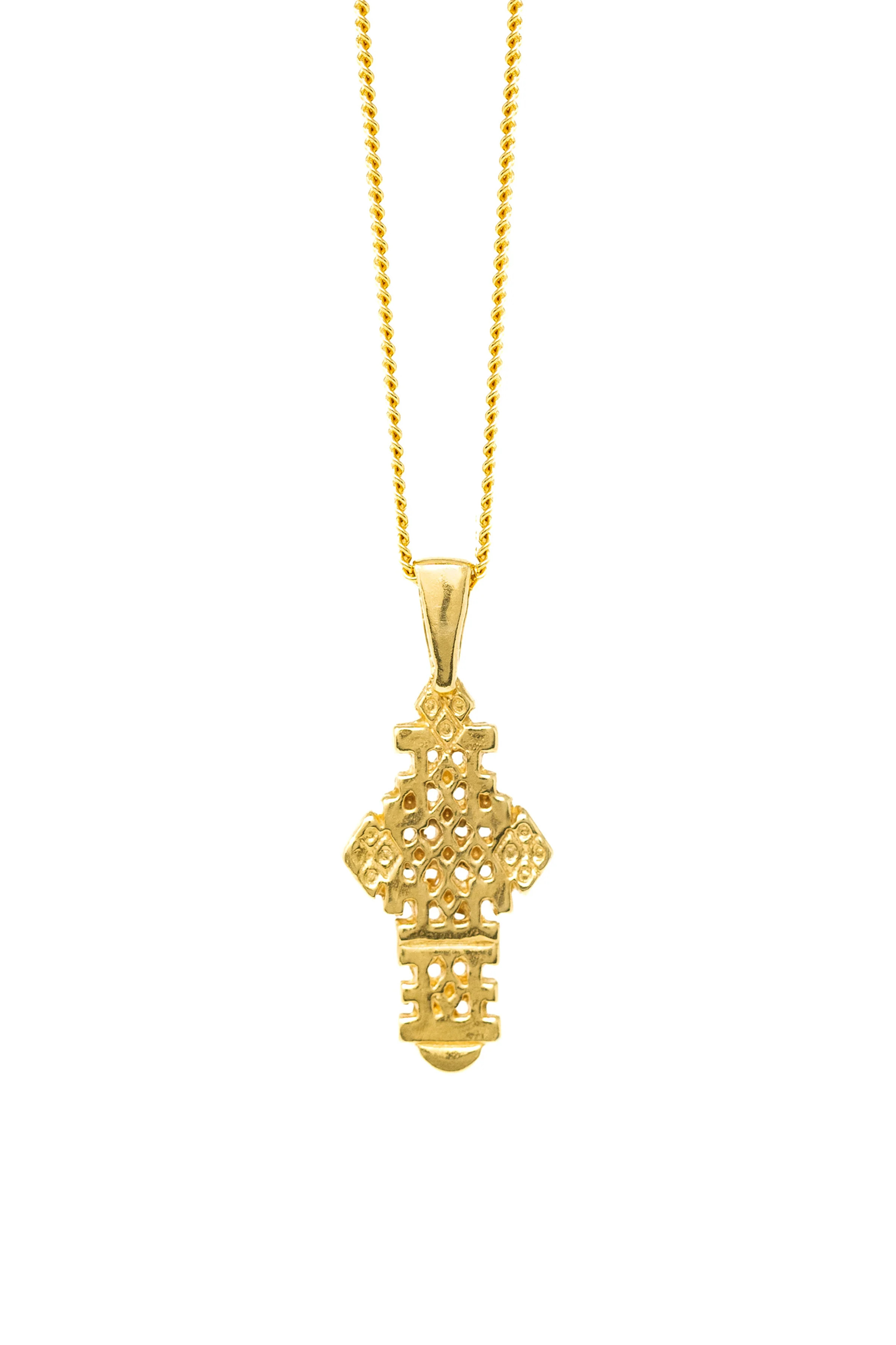 THE ETHIOPIAN Cross Necklace II | Omi Woods