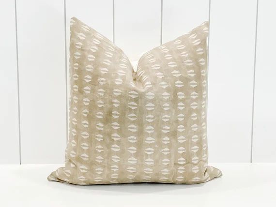 Geometric Hand Block Designer Pillow Cover | Etsy | Etsy (US)